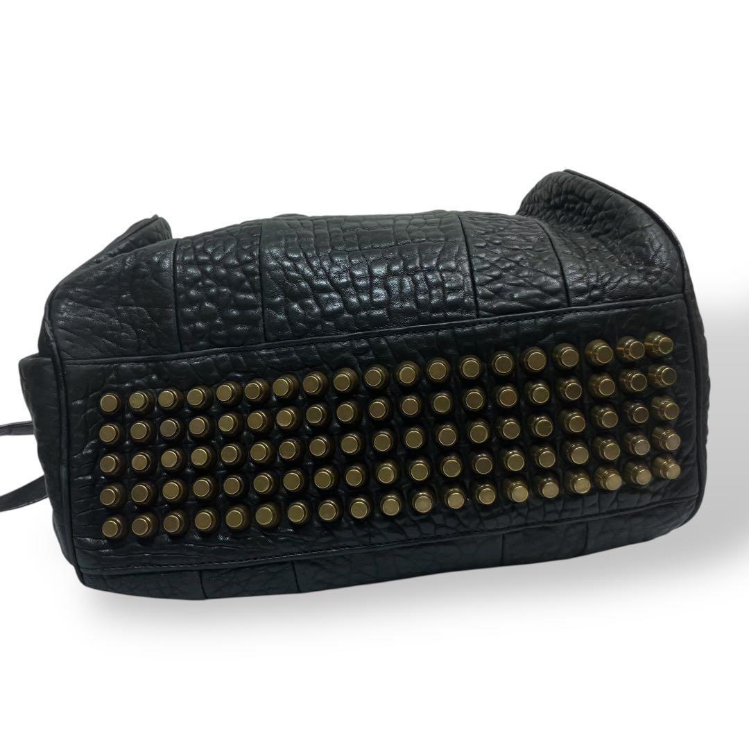 ALEXANDER WANG ボストン ショルダーバッグ ロッコ　シボ革y2k