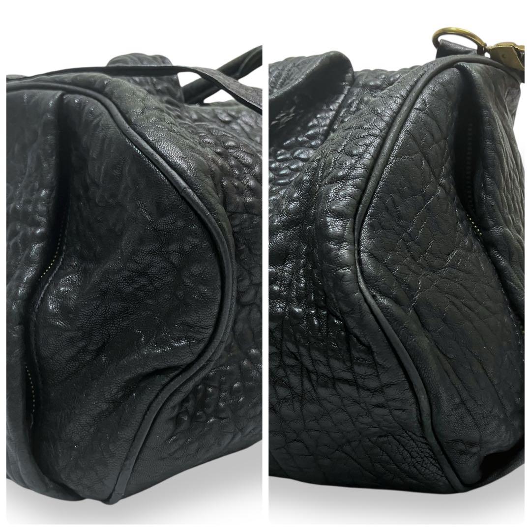 ALEXANDER WANG ボストン ショルダーバッグ ロッコ　シボ革y2k