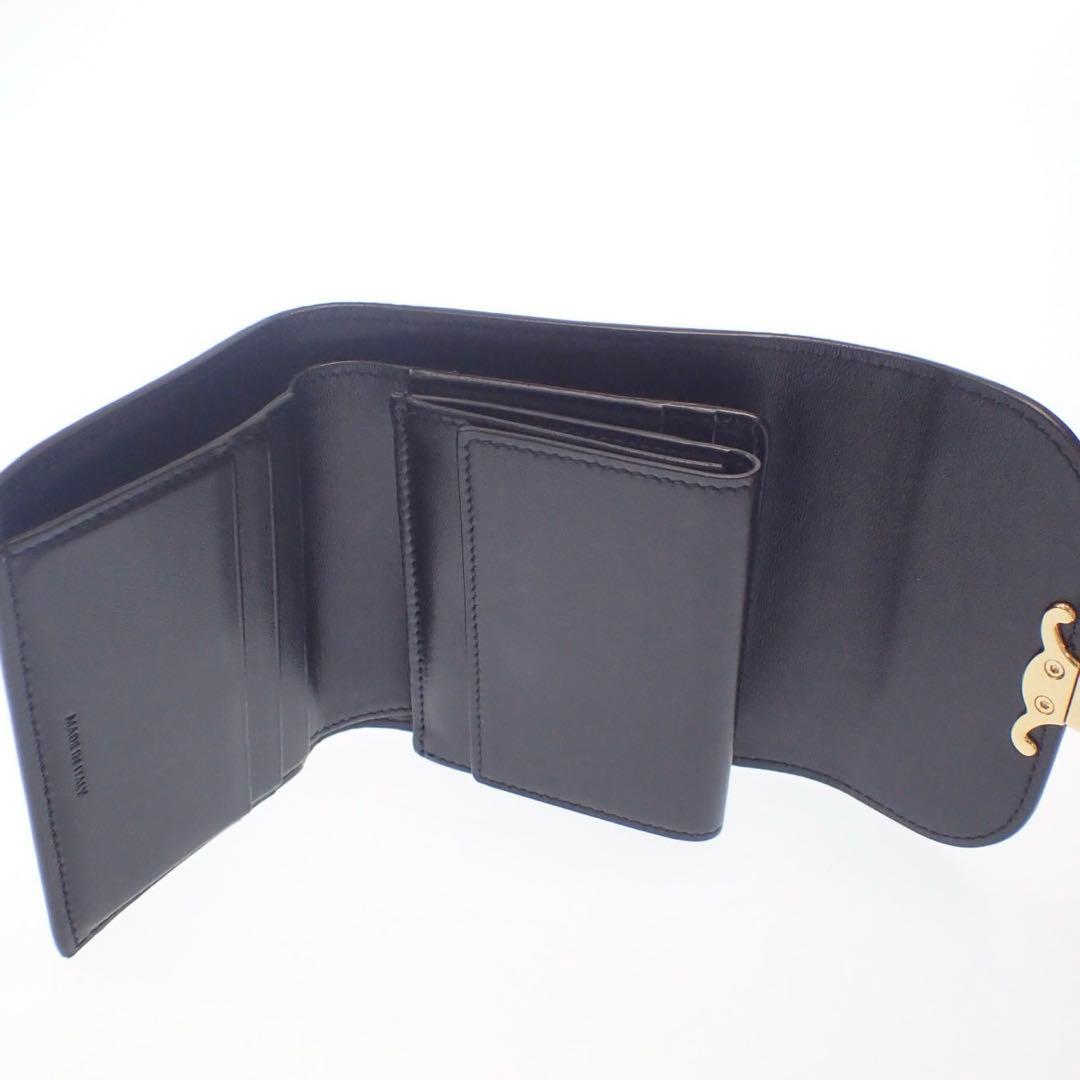 美品 CELINE 三つ折財布