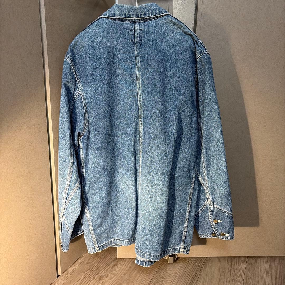 【値下げ】Lee 91-J ハウスタグ 加工 デニムカバーオール 復刻 M