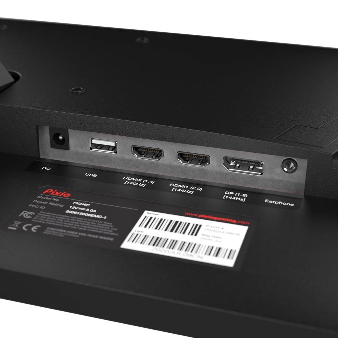 pixio 165hz ゲーミングモニター 2枚セット　アーム付き