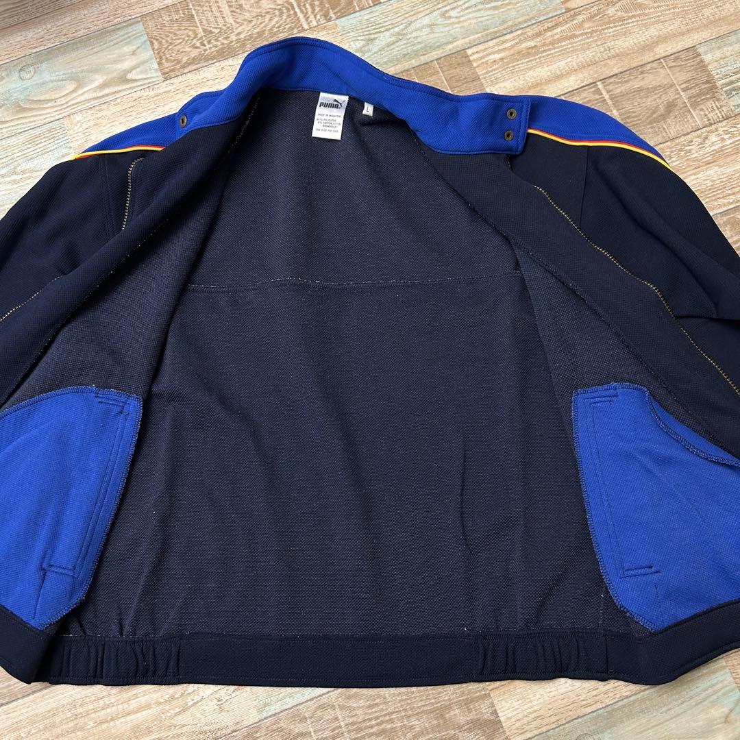 PUMA プーマ ジャージ セットアップ トラックジャケット レトロ L 紺