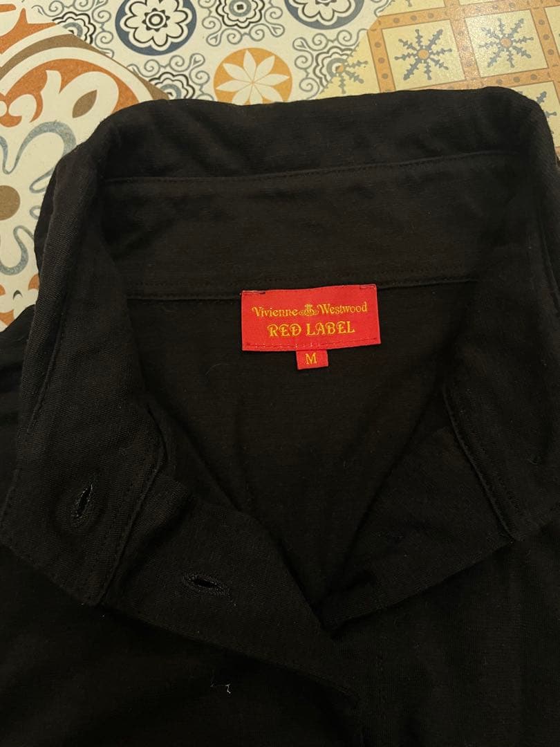 Vivienne westwood RED LABEL ブラック長袖ポロシャツ