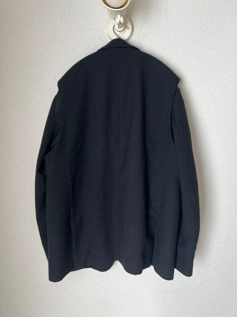 ジャケット・アウター stein/OVERSIZED COMBINATION JACKET/Black