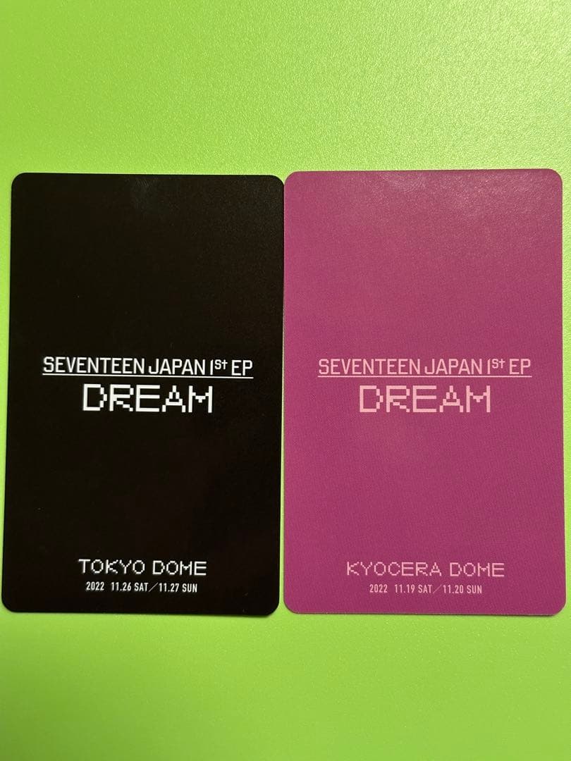 SEVENTEEN セブチ 会場限定 特典 トレカ ジョンハン DREAM
