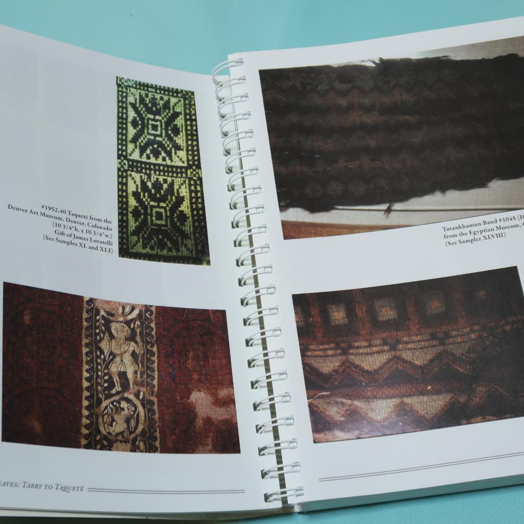 セール！Weft-Faced Pattern Weaves　織物技法の洋書　図案