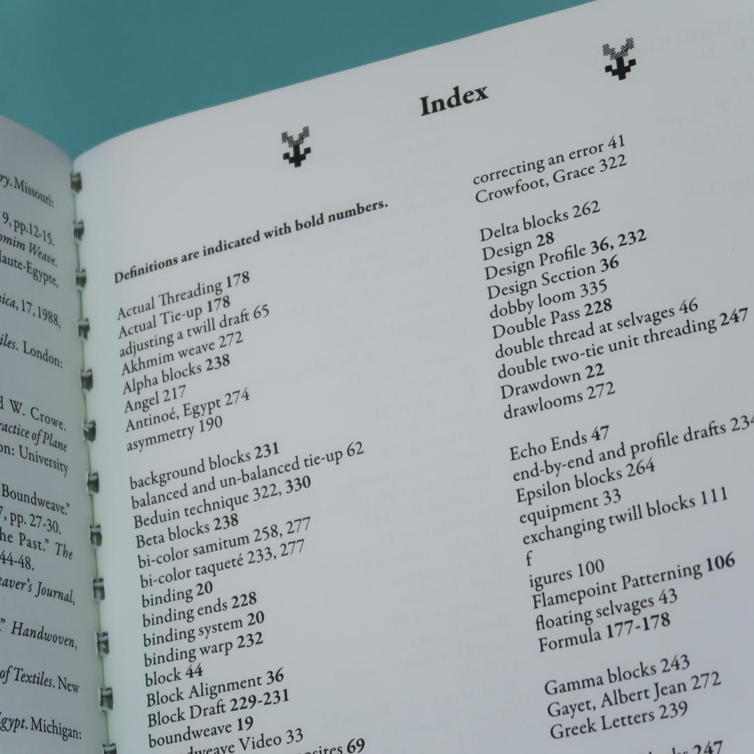 セール！Weft-Faced Pattern Weaves　織物技法の洋書　図案