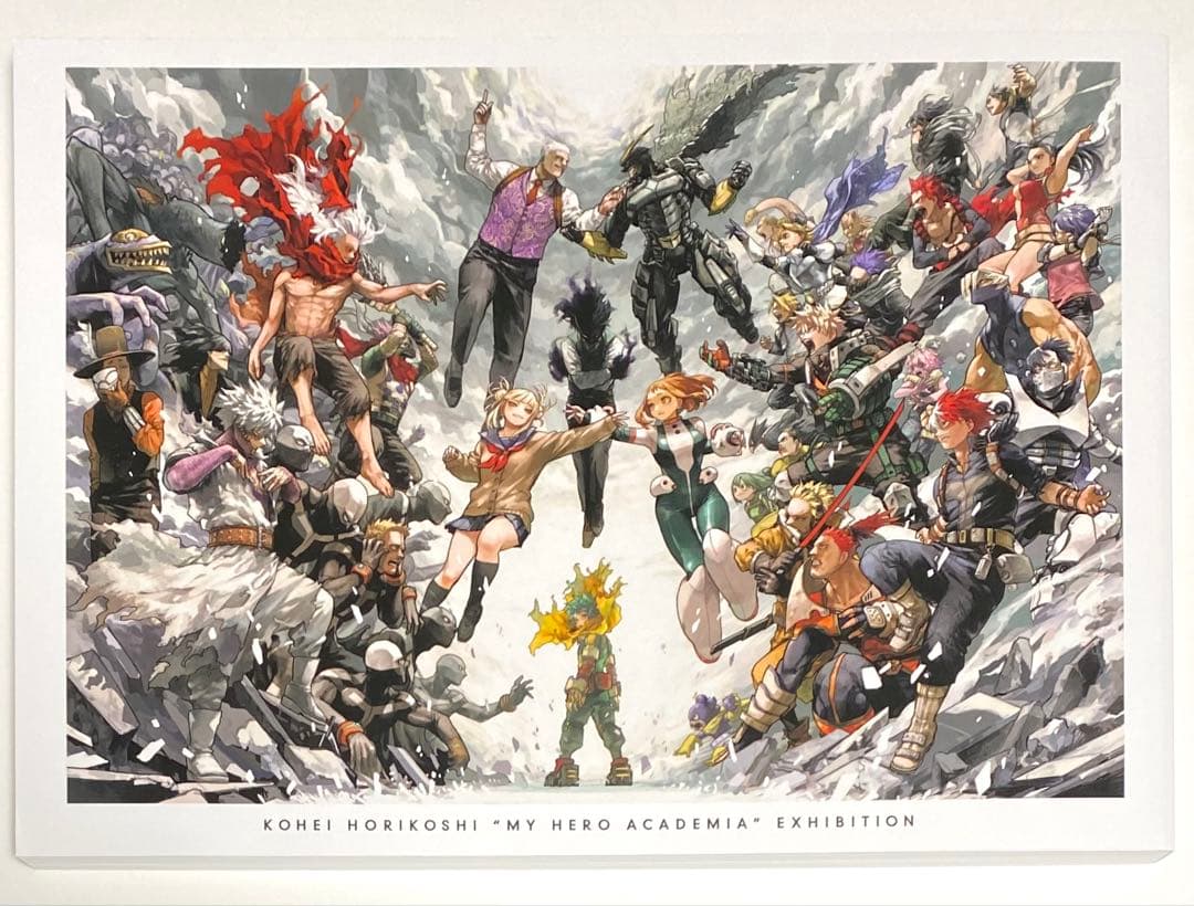 僕のヒーローアカデミア原画展　図録　ポストカードセット