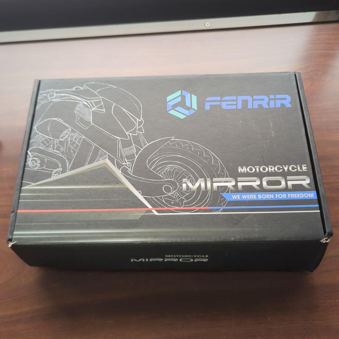 FENRIR バーエンドミラー ブラック 2個セット