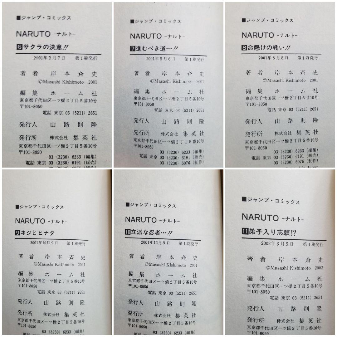 【⭐美品⭐】NARUTO/1~72巻+外伝/全巻/完結/初版率88%