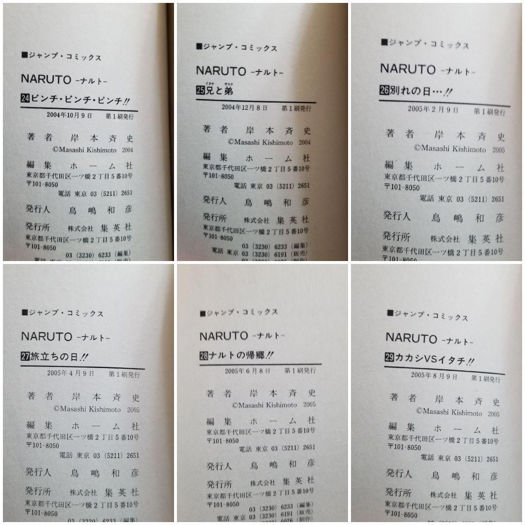 【⭐美品⭐】NARUTO/1~72巻+外伝/全巻/完結/初版率88%