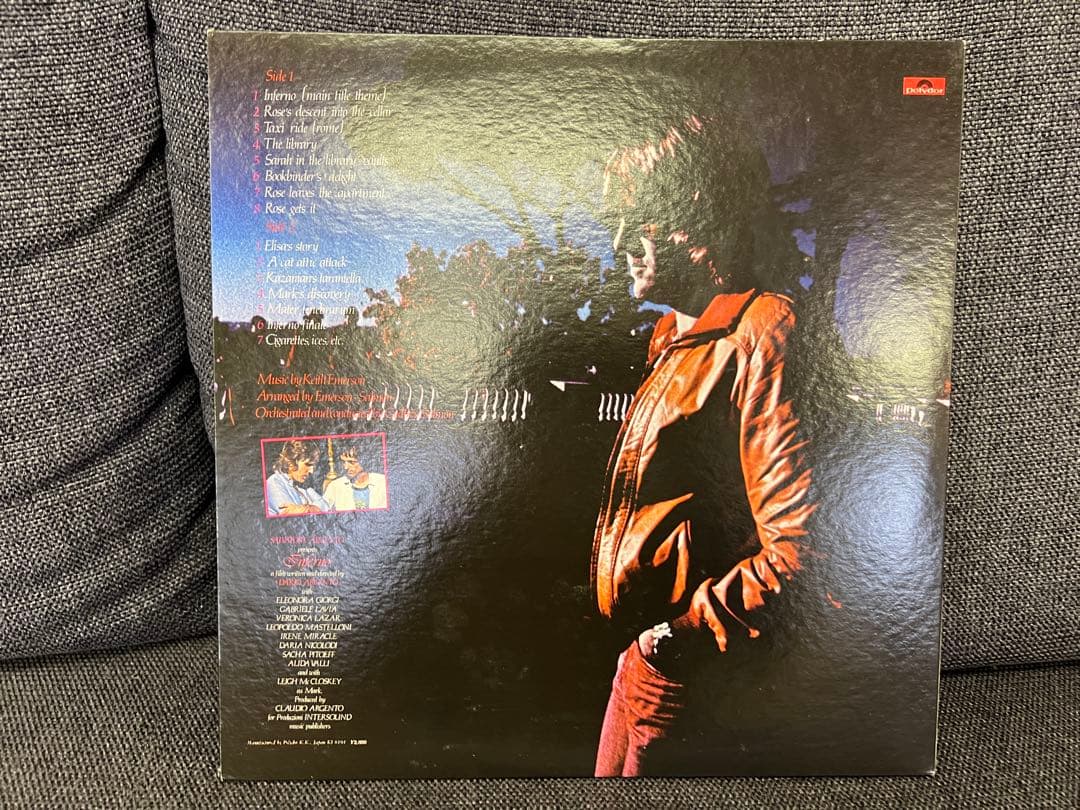 キース・エマーソン インフェルノ 帯付LP洋楽　28MM-0008 1980年