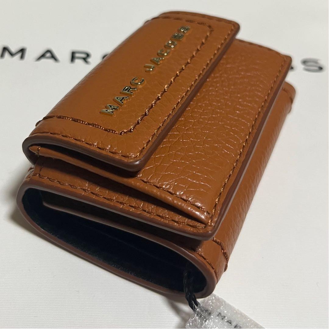【新品未使用】MARC JACOBS 三つ折り財布　ブラウン