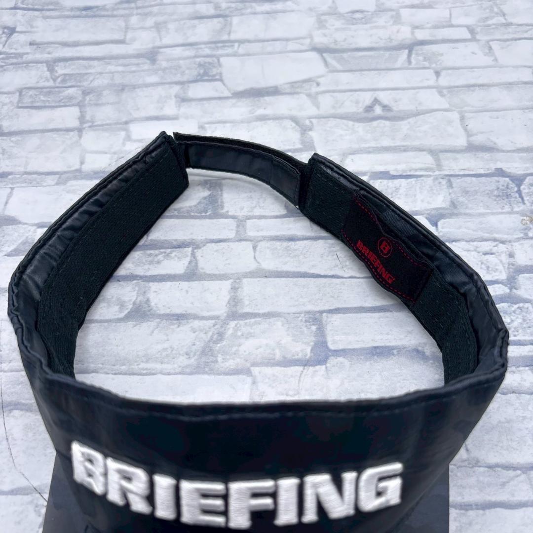 BRIEFING ブリーフィング サンバイザー ゴルフ ブラック 迷彩