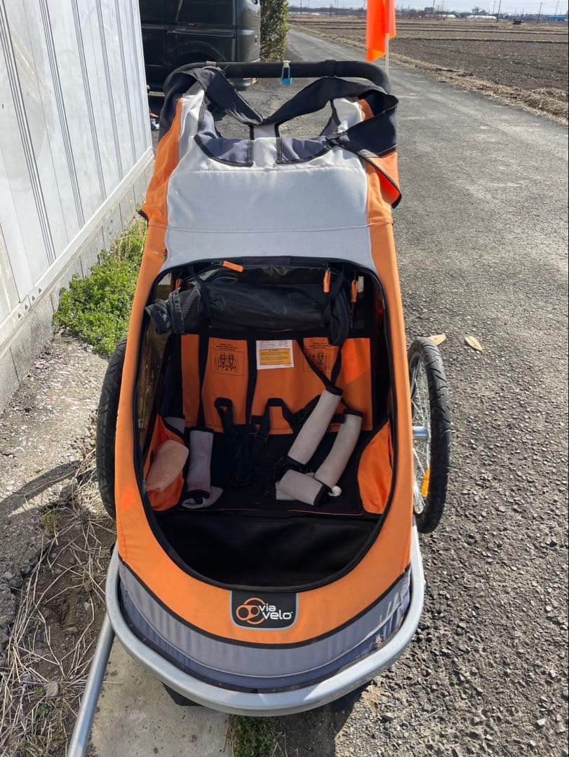 訳あり via velo チャイルドトレーラー 2 way これ以上の値下げ不可