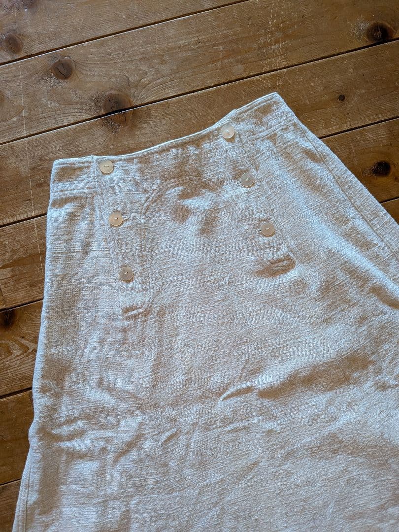 最終値下げ価格！未使用　うさと　うさと服　Aラインロングスカート