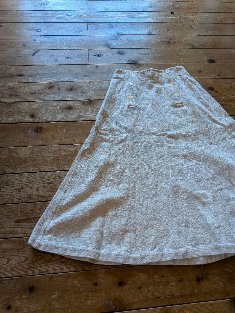 最終値下げ価格！未使用　うさと　うさと服　Aラインロングスカート