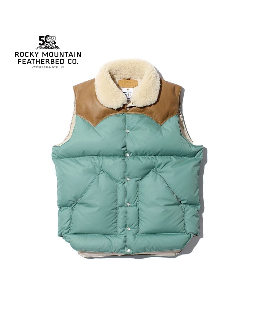 【美品】ロッキーマウンテンフェザーヘッド　ダウンベスト　40サイズ