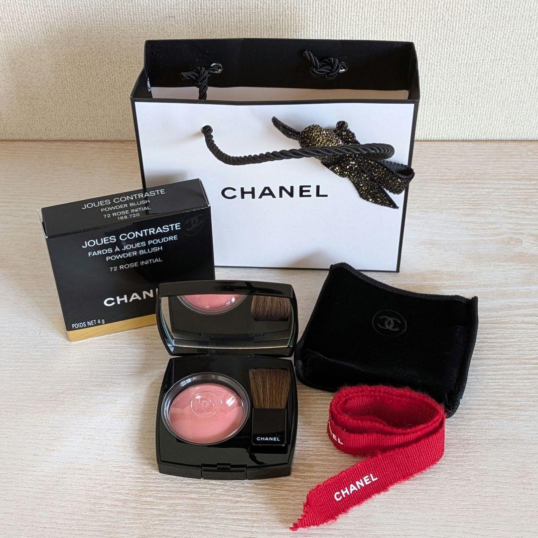 【新品】CHANEL チークカラー ジュコントゥラスト 72ローズイニシアル