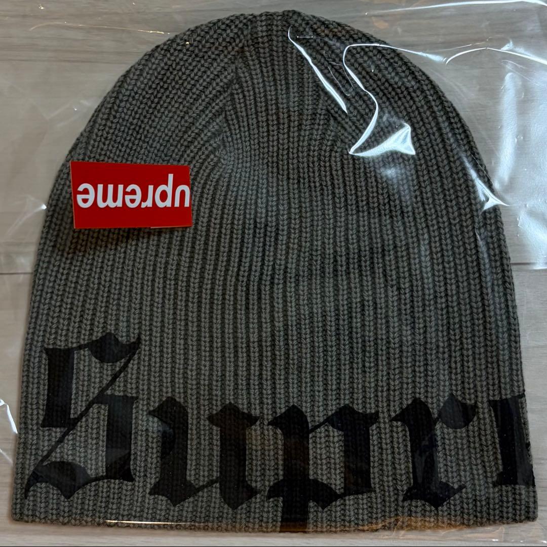帽子 Supreme Old English Printed Beanie 26SS