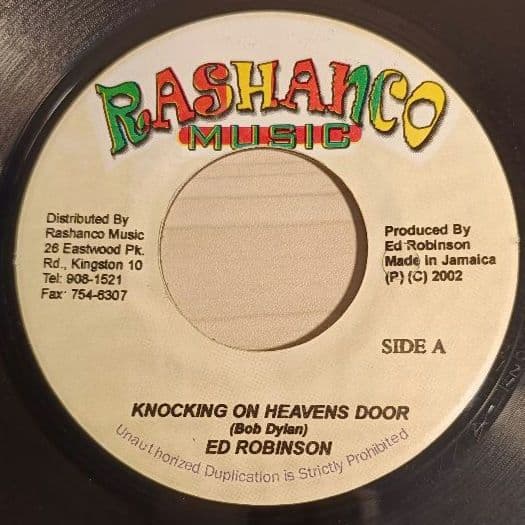名盤☆レゲエ　ED ROBINSON/KNOCKING ON HEAVENS D