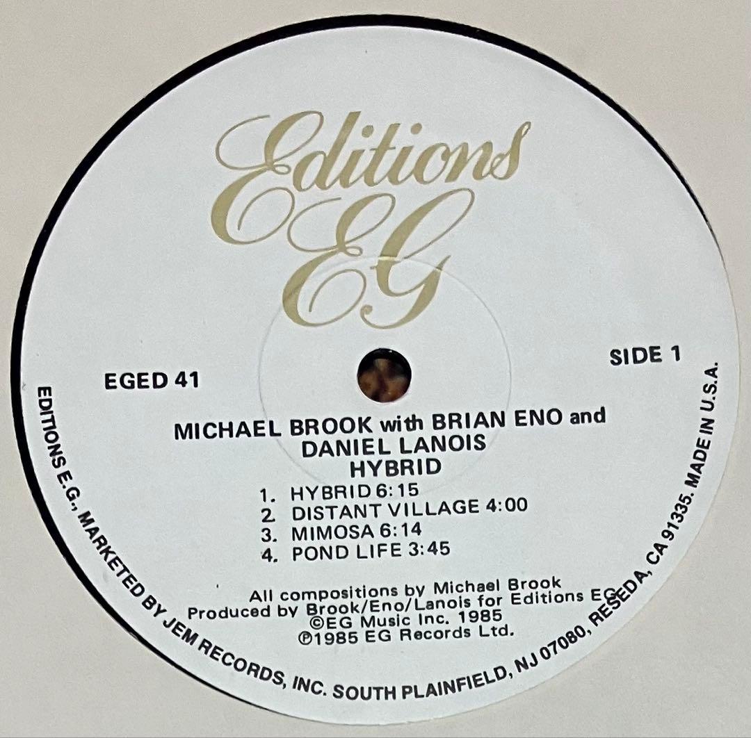 洋楽 Michael Brook With Brian Eno And Daniel