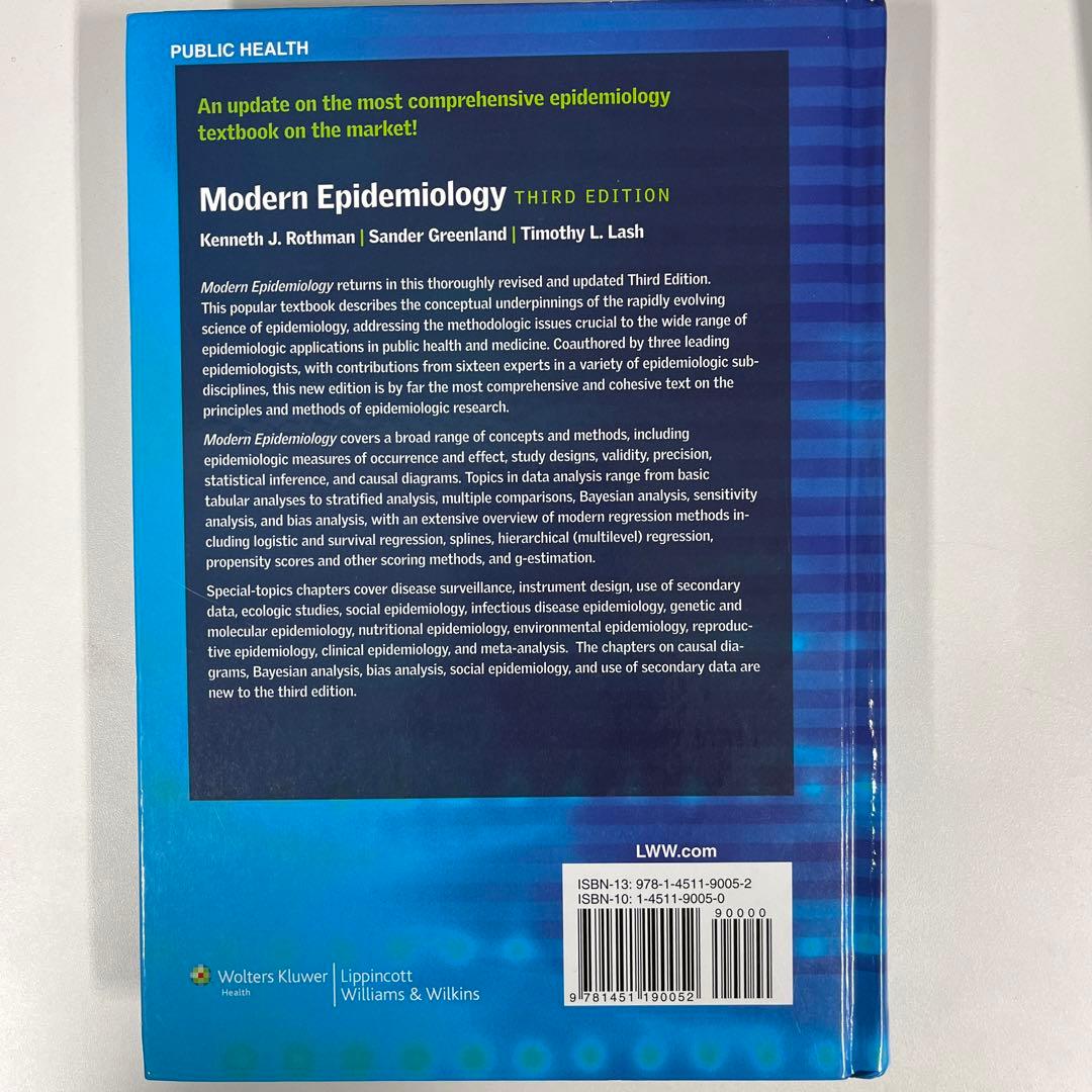 洋書 Modern Epidemiology