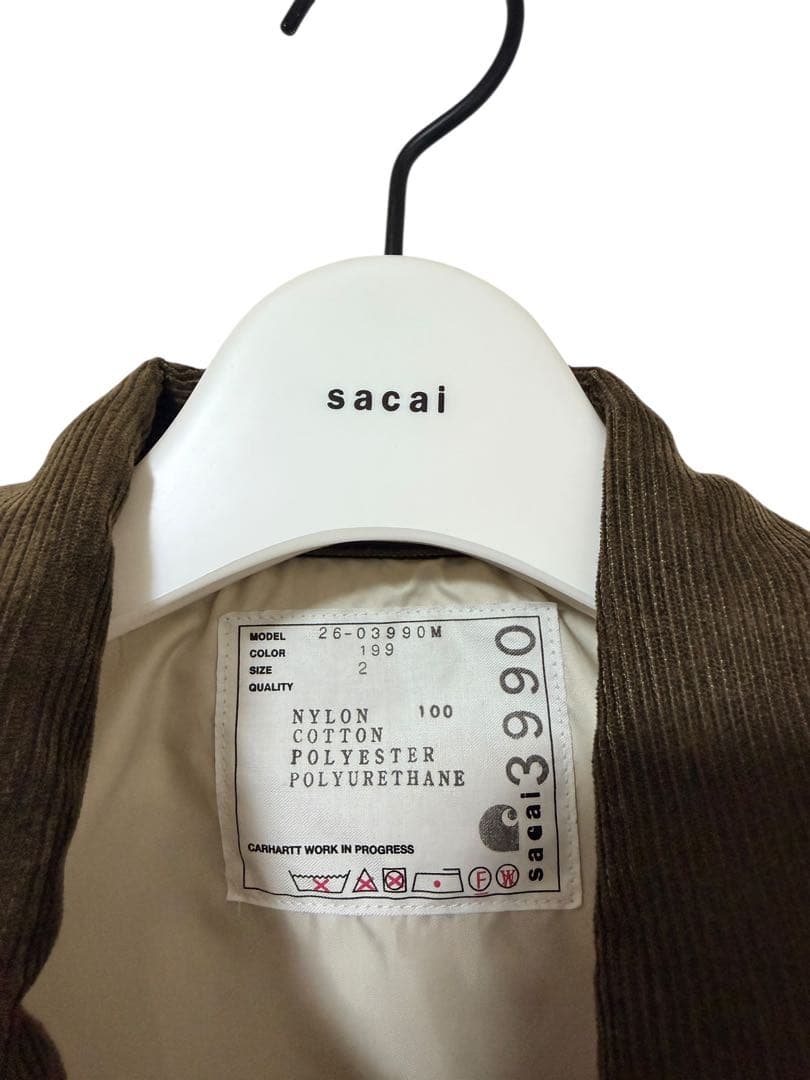 M*e様 sacai x Carhartt WIP Duck Blouson S