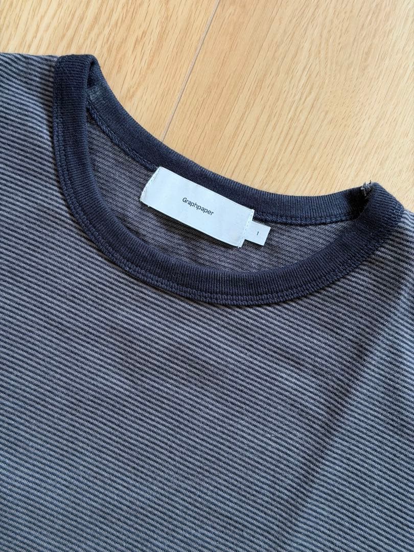 Graphpaper Narrow Border S/S Tee サイズ1 SM