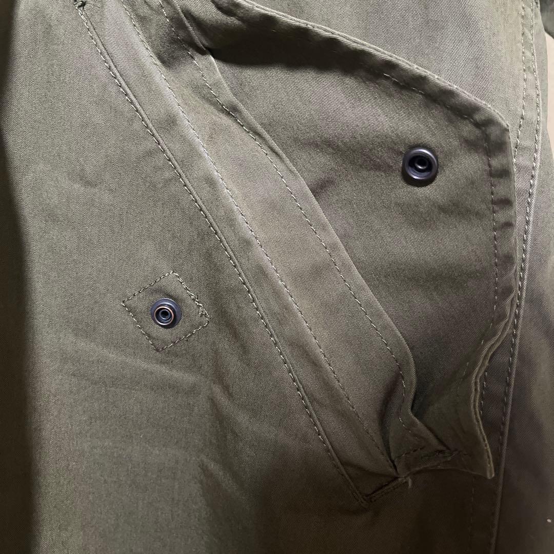 【お得】FREDPERRY カーキ ファー付きモッズコート