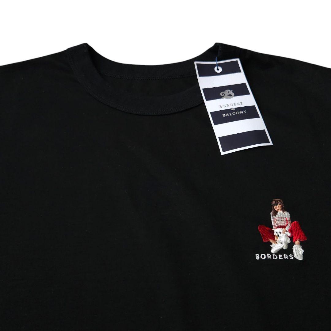 ボーダーズアットバルコニー オーバーサイズ 刺繍Tシャツ Lサイズ 新品未使用