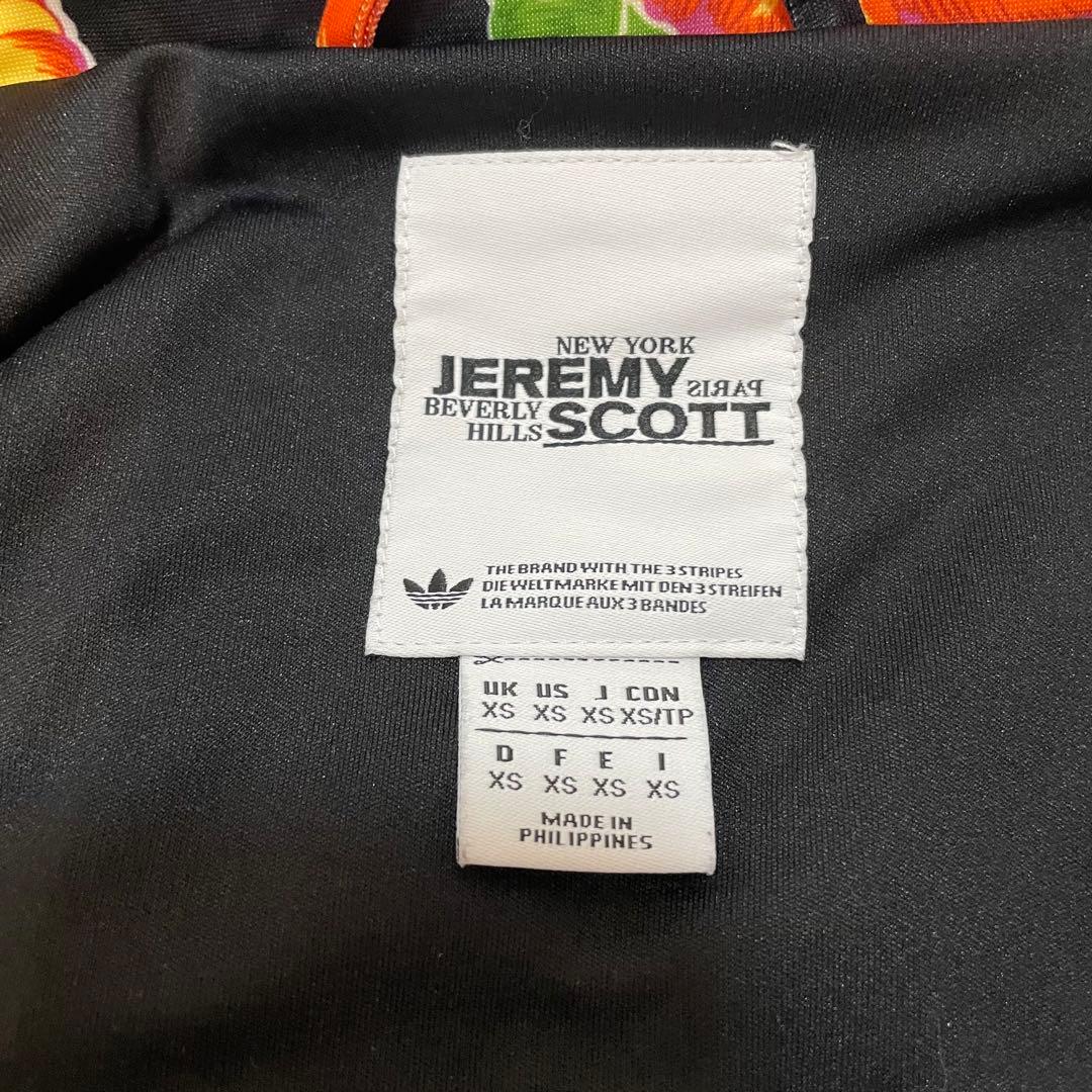 adidas × JEREMY SCOTT 花柄　総柄　アディダスロゴジャケット
