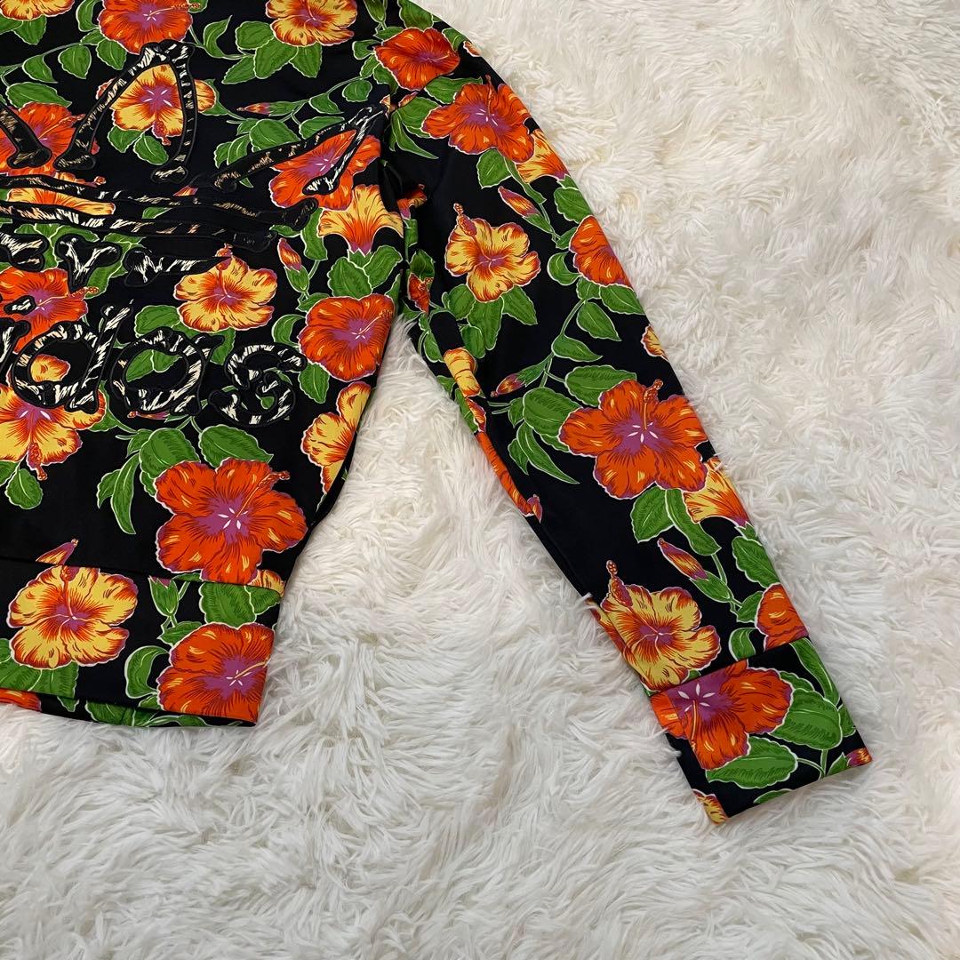 adidas × JEREMY SCOTT 花柄　総柄　アディダスロゴジャケット
