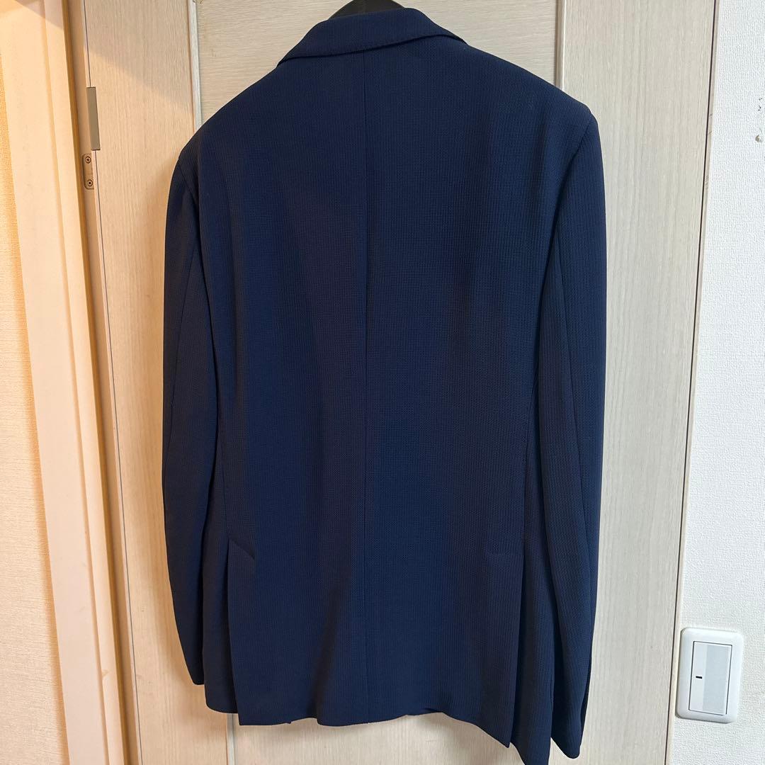 LARDINI ネイビー ビジネスジャケット