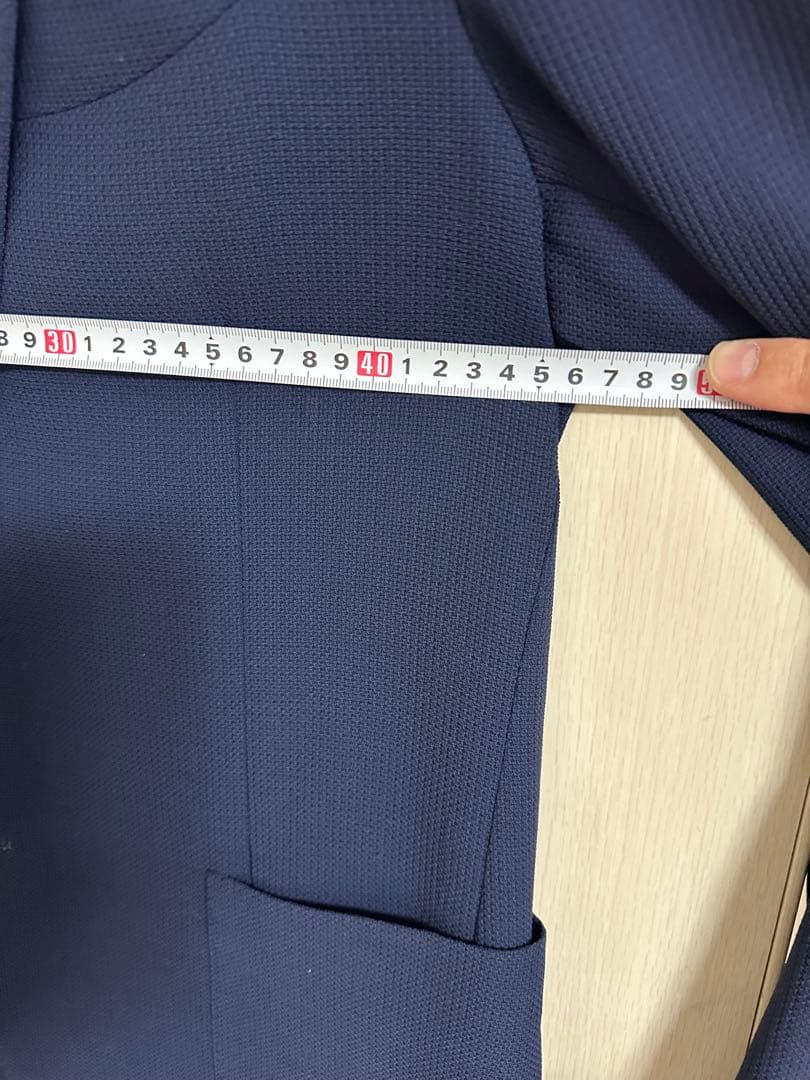 LARDINI ネイビー ビジネスジャケット
