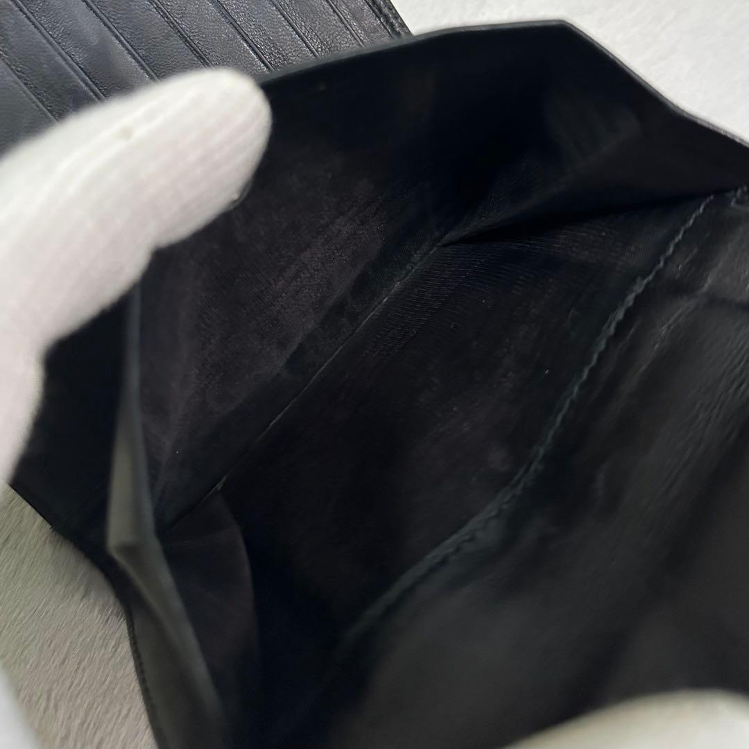 PRADA プラダ　折り財布　ナイロン　三角ロゴ　ブラック