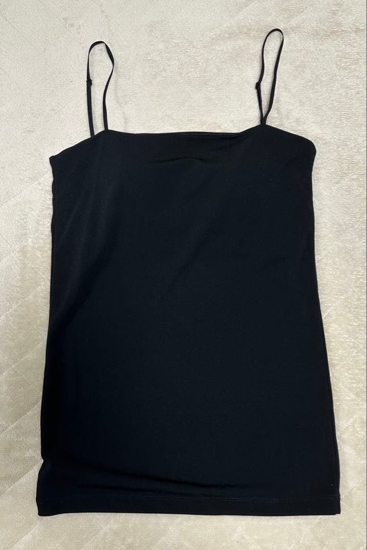 【美品】Whim Gazette ／カップ付キャミソール／ブラック