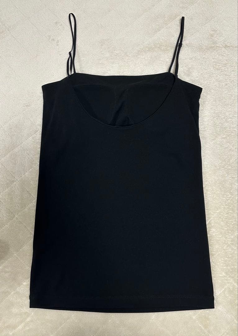 【美品】Whim Gazette ／カップ付キャミソール／ブラック