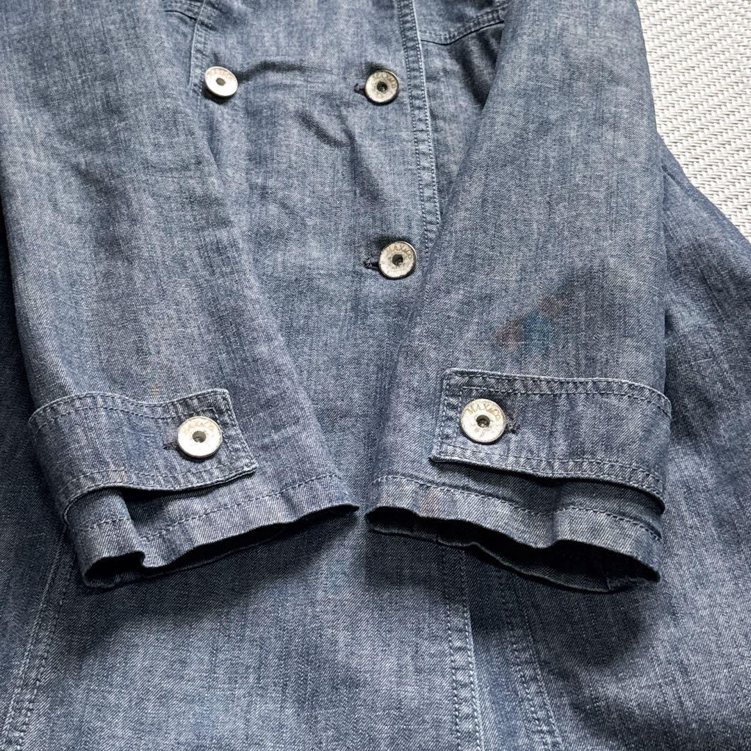美品 MAX&Co. MaxMara 春秋 デニムコート ダブルブレスト M