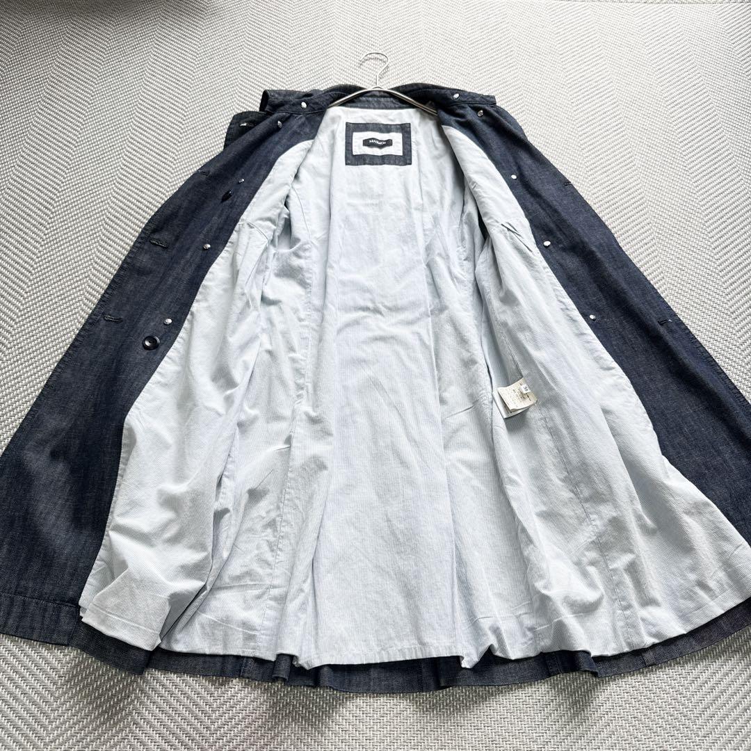 美品 MAX&Co. MaxMara 春秋 デニムコート ダブルブレスト M