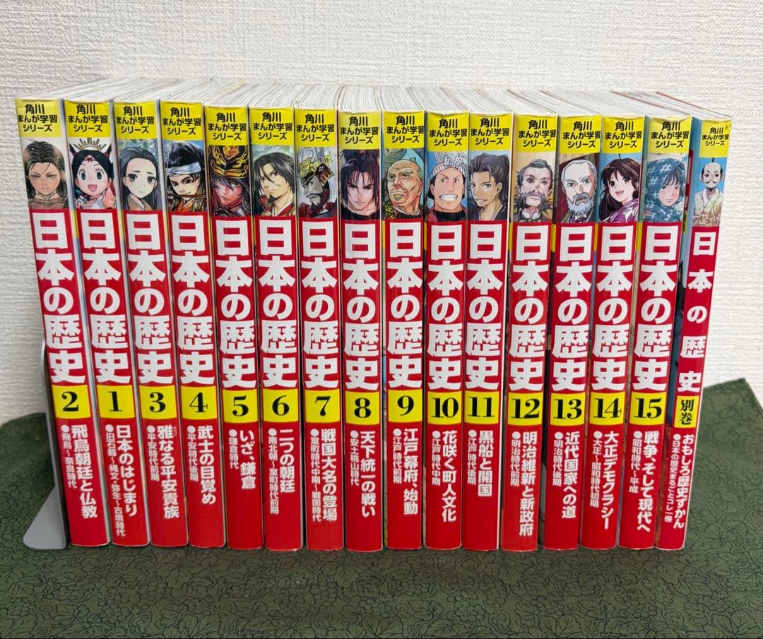 角川まんが学習シリーズ「日本の歴史 」全15巻＋別冊1巻