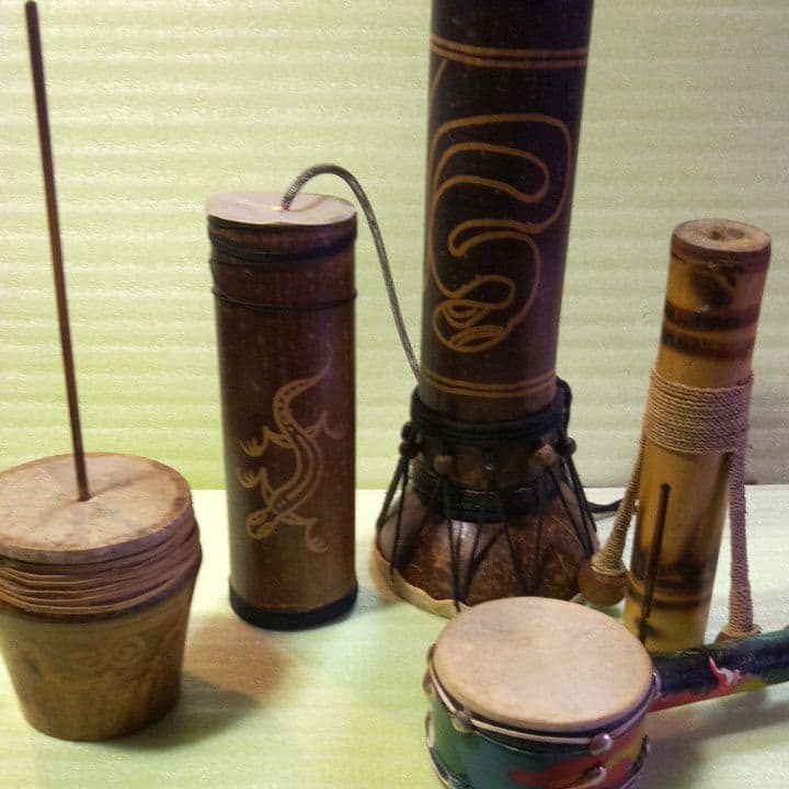 インドネシアの民族楽器 (5種)