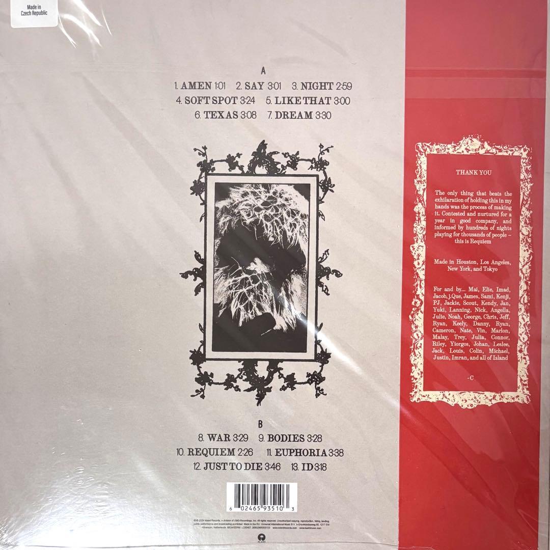 新品未開封　keshi ケシ requiem レコード　vinyl