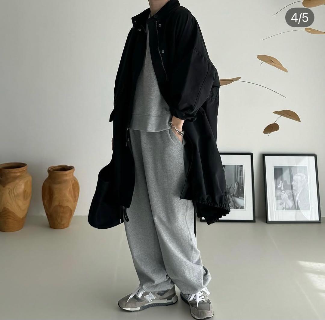 ジャケット・アウター argue COTTON NYLON M-65 HALF COAT BLACK