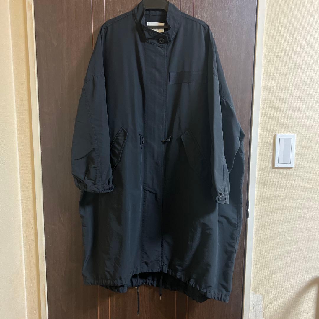 ジャケット・アウター argue COTTON NYLON M-65 HALF COAT BLACK