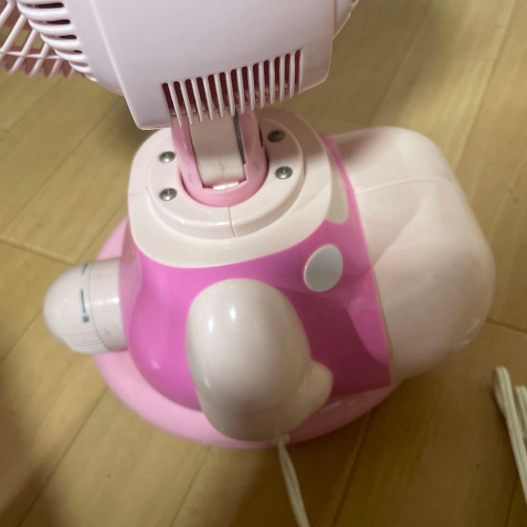 レトロ　ピンク　ハローキティ パーソナル扇風機 JPM-187KD