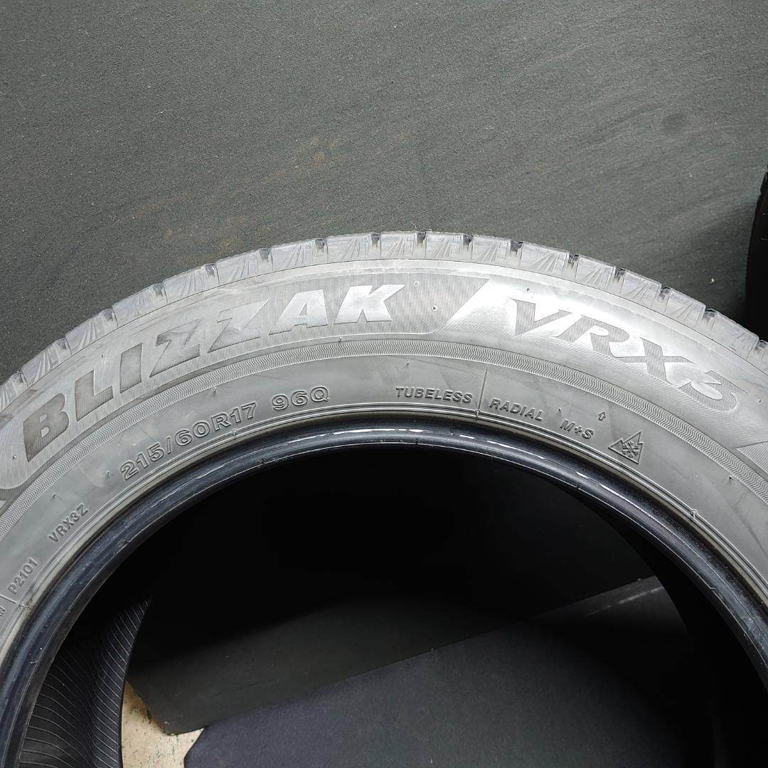 2021年 ブリヂストン VRX3 215/60Ｒ17 4本セット #25049