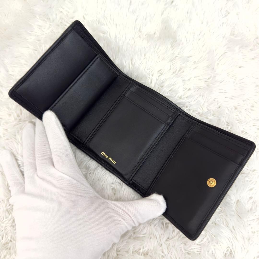 美品⭐️RFID内蔵 MIUMIU ミュウミュウ マテラッセ 財布 現行