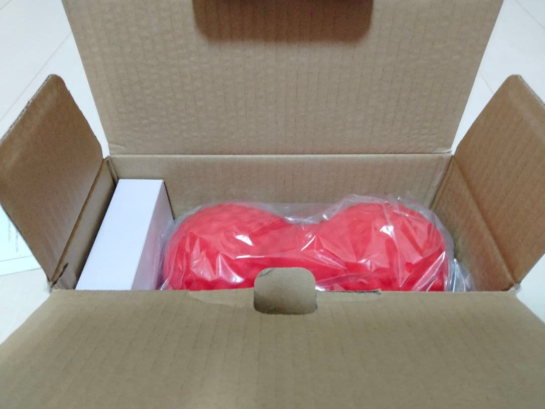 【美品】東急スポーツオアシス シェイプツインボール 赤 振動マシン エクササイズ