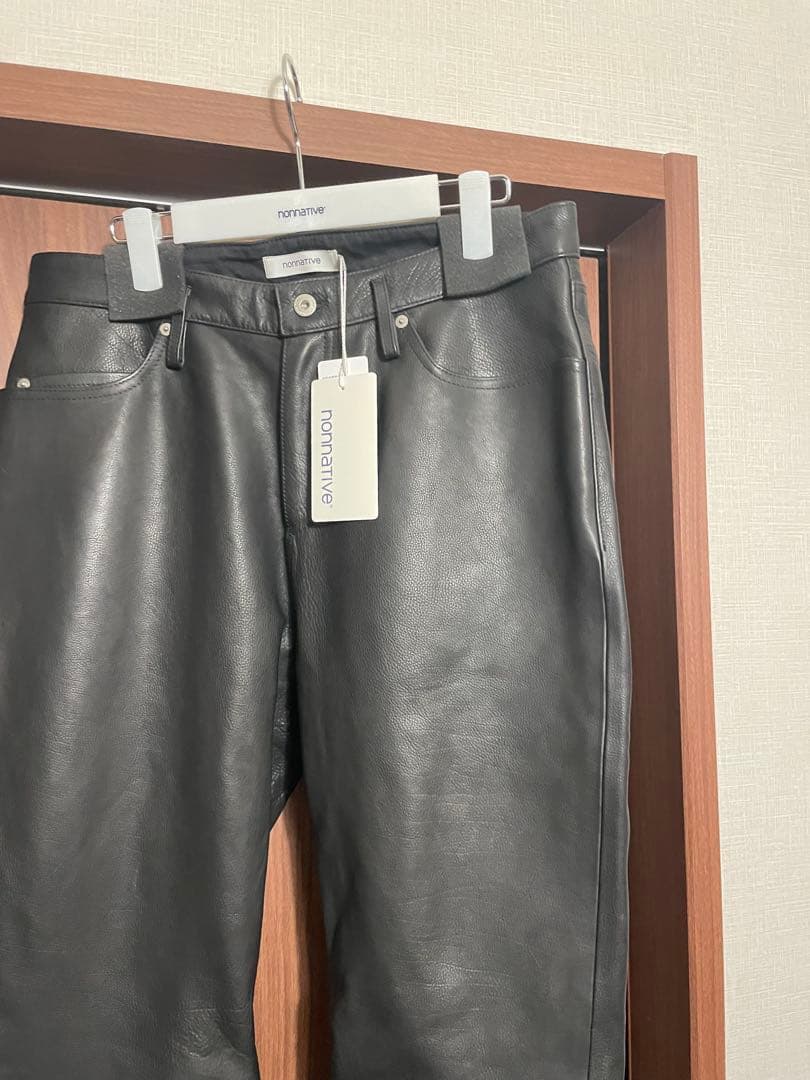 nonnative DWELLER 5P NR レザーパンツ ノンネイティブ